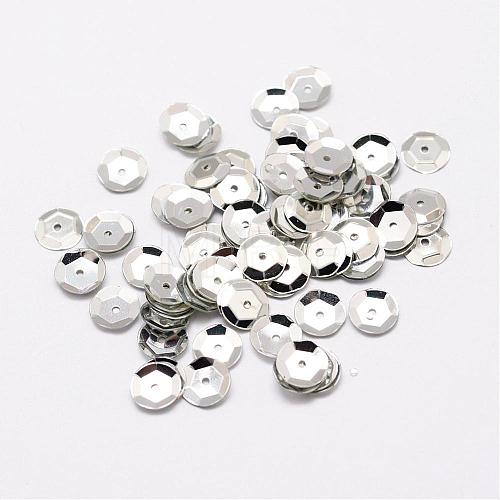 Plastic Paillette Beads PVC-A001-12mm-08-1