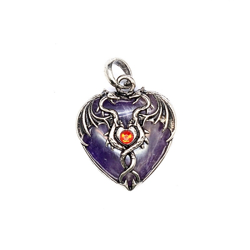 Natural Amethyst Pendants PW-WG31563-05-1