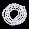 Imitation Jade Electroplate Glass Beads Strands EGLA-A039-J2mm-L06-2
