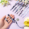 4Pairs 4 Colors Camouflage Color Polyester Shoelaces FIND-TA0010-23-8
