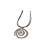 Mosquito Coil Alloy Pendant Necklaces WGEC300-02-3