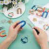 SUPERFINDINGS DIY 6 Pairs Polymer Clay Dangle Earring Kits DIY-FH0002-19-3