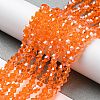 Transparent Electroplate Glass Beads Strands LS-EGLA-A039-T2mm-A11-4