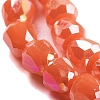 Electroplate Glass Beads Strands EGLA-D030-P4mm-B02-4