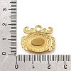 304 Stainless Steel Pave Natural Paua Shell Pendants STAS-C122-21B-01G-3