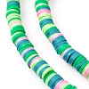 Handmade Polymer Clay Beads Strands CLAY-R089-6mm-T02B-36-6