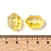 Dyed & Heated Transparent Glass Beads GLAA-F132-01F-3