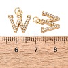 304 Stainless Steel with Crystal Rhinestone Charms RB-CBA5270-11G-W-3