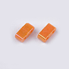 2-Hole Opaque Glass Seed Beads SEED-S023-28B-03-2