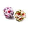 Polymer Clay Rhinestone Beads RESI-D015-04-2