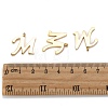 304 Stainless Steel Pendants STAS-F129-M-G-4