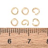 Brass Open Jump Rings KK-G604-08G-09-3