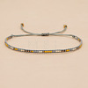 Bohemian Braided Adjustable Glass Seed Beaded Bracelets EX8332-5-1
