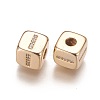 Brass Micro Pave Cubic Zirconia Beads KK-K238-16G-I-2