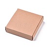 Foldable Kraft Paper Boxes CON-WH0068-63A-2