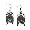 Wood Dangle Earrings for Women FS-WGE82AD-01-5