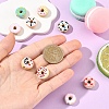 9Pcs 9 Styles Handmade Porcelain Enamel Beads PORC-YW0001-83-4