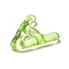 Transparent Resin Alphabet Pendants LS-RESI-C028-02A-3