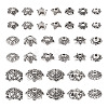 180Pcs 18 Style Tibetan Style Alloy Bead Caps Sets TIBE-TA0001-26-10