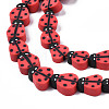 Handmade Polymer Clay Bead Strands X-CLAY-N011-43B-07-3