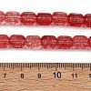 Transparent Glass Beads Strands GL-A001-01A-08-2
