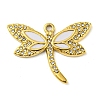 Ion Plating(IP) Real 18K Gold Plated 304 Stainless Steel Rhinestone Pendants STAS-P341-04G-01-1