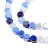 Electroplate Glass Beads Strands EGLA-N002-40A-02-3