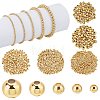 684Pcs 5 Size Brass Round Spacer Beads KK-PH0036-74-NR-1