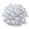 UV Plating Rainbow Iridescent Imitation Jelly Acrylic Beads OACR-C007-08D-3