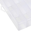(Defective Closeout Sale: Scratched) Plastic Bead Storage Containers CON-XCP0002-12-3
