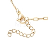 304 Stainless Steel Paperclip Chain Satellite Chain Bracelet Making BJEW-JB13073-01-4