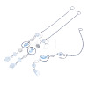 3Pcs Glass Hanging Suncatchers HJEW-TADJ0017-2