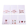 Rectangle Paper Greeting Cards DIY-F096-05-2