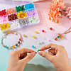 360Pcs 12 Style Imitation Jade Glass Beads Strands DGLA-CW0001-01-7