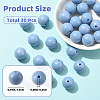 30Pcs Round Silicone Beads SIL-SZ0004-23B-2