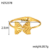 304 Stainless Steel Cuff Bangles STAS-OY009-16G-2