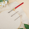 Punch Embroidery Needle Pen & Easy Automatic Threader Set DIY-WH0453-88A-4