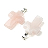 Natural Rose Quartz Pendants GG-K002-11O-2