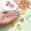 14Pcs 7 Styles Easter Egg Bunny Acrylic Pendants FIND-CJ0001-70-4