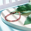 Natural Malaysia Jade(Dyed) Beaded Bracelets for Women or Men BJEW-JB07791-02-2