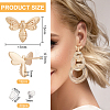 12Pcs Brass Stud Earring Findings KK-BC0010-22-2