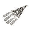 Tibetan Style Alloy Pendants AL-CBAAECB-02AS-F-2