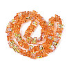 Baking Paint Electroplate Transparent Glass Beads Strands EGLA-N020-05C-2