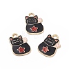 Alloy Enamel Pendants ENAM-H039-02G-F-3