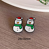 Christmas Theme Resin Stud Earrings FS-WG62E75-11-1