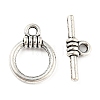 Tibetan Style Alloy Toggle Clasps TIBE-P001-15AS-2