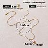 Summer Beach 304 Stainless Steel Enamel Ice Cream Pendant Necklaces for Women FD1093-6
