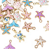 24Pcs 12 Style Alloy Enamel Pendants ENAM-TA0001-85-9