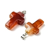 Natural Red Agate Pendants GG-K002-11E-2