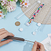 Transparent PVC Plastic Bead Storage Tubes AJEW-CY0002-91-3